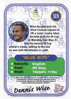 1998 Futera Chelsea Fans Selection - Special Edition Embossed #SE9 Dennis Wise Back