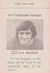 1971-72 FKS Publishers Wonderful World of Soccer Stars Stickers #221 Ian Storey-Moore Back
