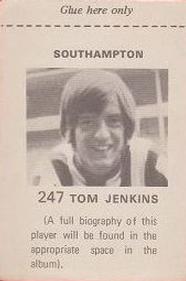1971-72 FKS Publishers Wonderful World of Soccer Stars Stickers #247 Tom Jenkins Back