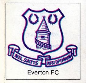 1971-72 FKS Publishers Wonderful World of Soccer Stars Stickers #F Everton - Club badge sticker Front