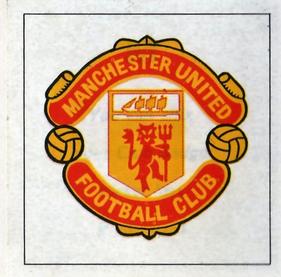 1971-72 FKS Publishers Wonderful World of Soccer Stars Stickers #M Manchester United - Club badge sticker Front