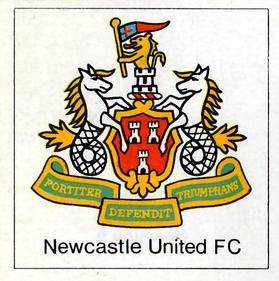 1971-72 FKS Publishers Wonderful World of Soccer Stars Stickers #N Newcastle United - Club badge sticker Front