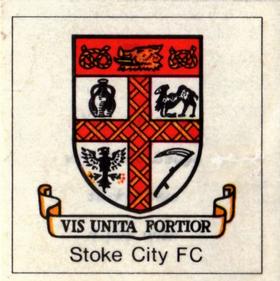 1971-72 FKS Publishers Wonderful World of Soccer Stars Stickers #R Stoke City - Club badge sticker Front