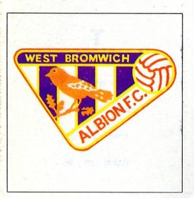 1971-72 FKS Publishers Wonderful World of Soccer Stars Stickers #T West Bromwich Albion - Club badge sticker Front
