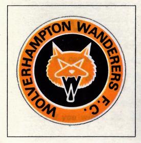 1971-72 FKS Publishers Wonderful World of Soccer Stars Stickers #V Wolverhampton Wanderers - Club badge sticker Front