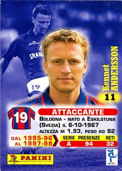 1999 Panini Calcio Serie A #11 Kennet Andersson Back
