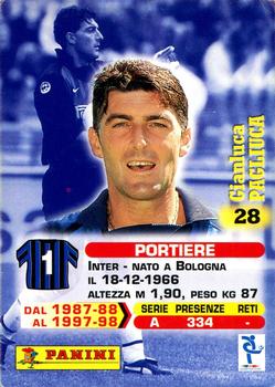 1999 Panini Calcio Serie A #28 Gianluca Pagliuca Back