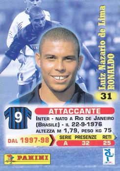 1999 Panini Calcio Serie A #31 Ronaldo Back