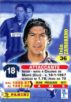 1999 Panini Calcio Serie A #36 Ivan Zamorano Back