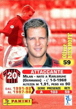 1999 Panini Calcio Serie A #59 Oliver Bierhoff Back