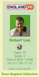 1998 BP England '98 #NNO Robert Lee Back