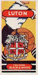 1958 Football Clubs and Badges #10 Luton Town Front