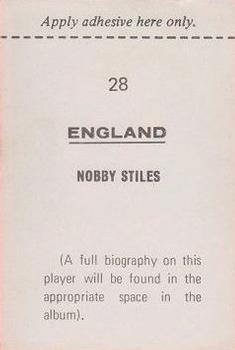 1970 FKS Publishers Mexico 70 World Cup Soccer Stars #28 Nobby Stiles Back