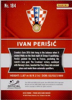 2016 Panini Prizm UEFA Euro #184 Ivan Perisic Back