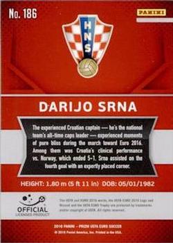 2016 Panini Prizm UEFA Euro #186 Darijo Srna Back