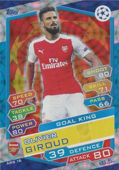 2016-17 Topps Match Attax UEFA Champions League #ARS16 Olivier Giroud Front