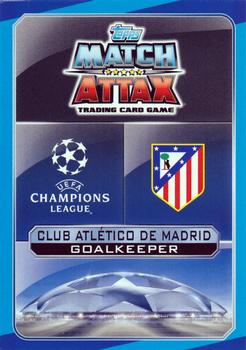 2016-17 Topps Match Attax UEFA Champions League #ATL2 Jan Oblak Back