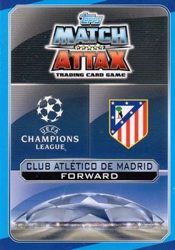 2016-17 Topps Match Attax UEFA Champions League #ATL14 Kevin Gameiro Back