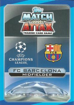 2016-17 Topps Match Attax UEFA Champions League #BAR13 Andre Gomes Back