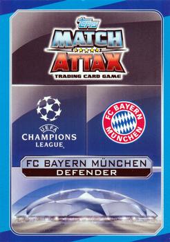 2016-17 Topps Match Attax UEFA Champions League #BAY4 David Alaba Back