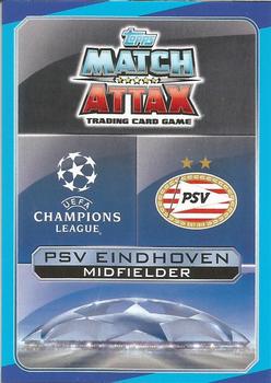 2016-17 Topps Match Attax UEFA Champions League #PSV9 Jorrit Hendrix Back