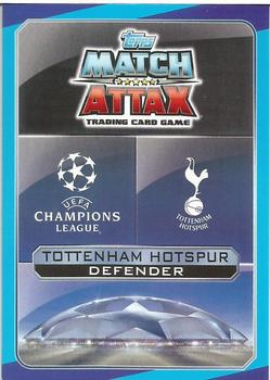 2016-17 Topps Match Attax UEFA Champions League #TOT4 Danny Rose Back