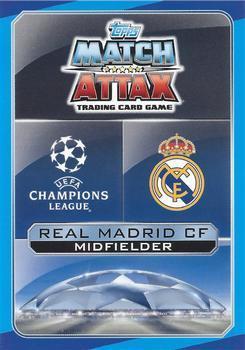 2016-17 Topps Match Attax UEFA Champions League #RM12 Toni Kroos Back