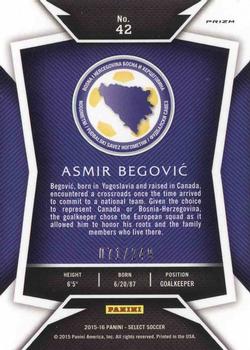 2015-16 Panini Select - Camo Prizm #42 Asmir Begovic Back