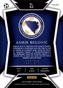 2015-16 Panini Select - Camo Prizm #42 Asmir Begovic Back