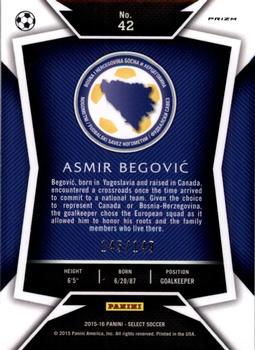 2015-16 Panini Select - Orange Prizm #42 Asmir Begovic Back