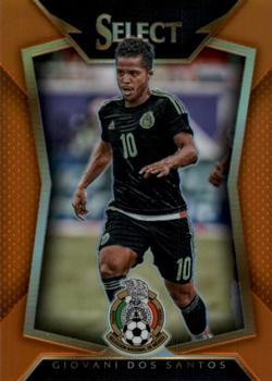 2015-16 Panini Select - Orange Prizm #88 Giovani Dos Santos Front