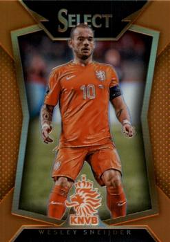 2015-16 Panini Select - Orange Prizm #99 Wesley Sneijder Front