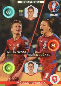2016 Panini Adrenalyn XL UEFA Euro #60 Borek Dockal / Milan Skoda Front