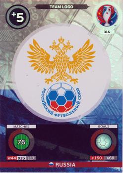 2016 Panini Adrenalyn XL UEFA Euro #316 Team Logo Front