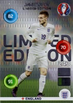 2016 Panini Adrenalyn XL UEFA Euro - Limited Editions #NNO Jamie Vardy Front
