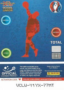 2016 Panini Adrenalyn XL UEFA Euro - Limited Editions #NNO Hannes Halldorsson Back