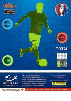 2016 Panini Adrenalyn XL UEFA Euro - Limited Editions #NNO Robert Lewandowski Back