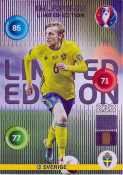 2016 Panini Adrenalyn XL UEFA Euro - Limited Editions #NNO Emil Forsberg Front