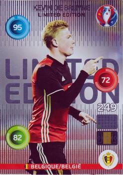 2016 Panini Adrenalyn XL UEFA Euro - Limited Editions #NNO Kevin De Bruyne Front