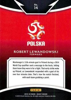 2015-16 Panini Select - Equalizers #14 Robert Lewandowski Back