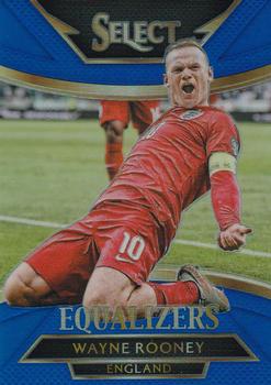 2015-16 Panini Select - Equalizers Blue Prizm #8 Wayne Rooney Front