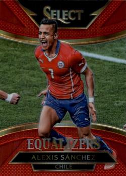 2015-16 Panini Select - Equalizers Red Prizm #5 Alexis Sanchez Front