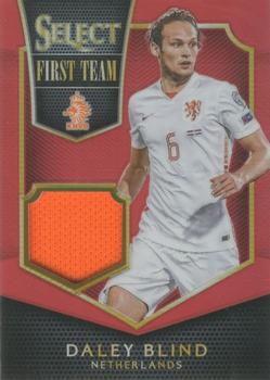 2015-16 Panini Select - First Team Swatches Red Prizm #FT-DB Daley Blind Front