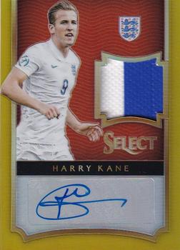 2015-16 Panini Select - Jersey Autographs Prime Gold Prizm #JA-HK Harry Kane Front
