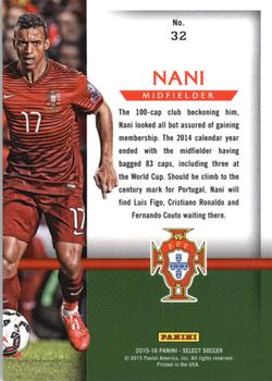 2015-16 Panini Select - National Pride #32 Nani Back