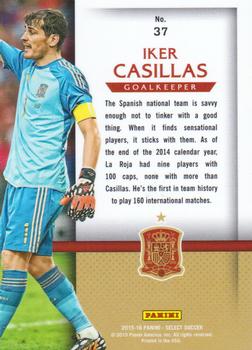 2015-16 Panini Select - National Pride #37 Iker Casillas Back