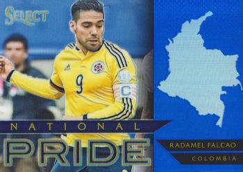 2015-16 Panini Select - National Pride Blue Prizm #12 Radamel Falcao Front