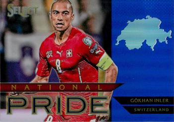 2015-16 Panini Select - National Pride Blue Prizm #39 Gokhan Inler Front