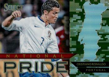 2015-16 Panini Select - National Pride Camo Prizm #31 Cristiano Ronaldo Front