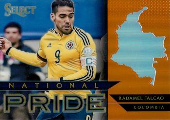 2015-16 Panini Select - National Pride Orange Prizm #12 Radamel Falcao Front